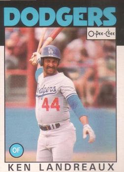 1986 O-Pee-Chee Baseball Cards 002      Ken Landreaux